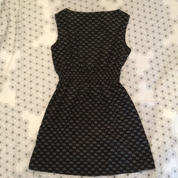 Tenki Brown and Blue Hearts Casual sleeveless Dress M - Picture 6 of 8